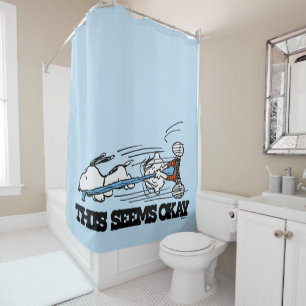 Rideaux De Douche cacahuètes Snoopy & Linus