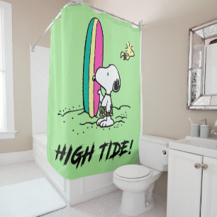 Rideaux De Douche cacahuètes Snoopy & Woodstock High Tide