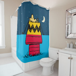 Rideaux De Douche cacahuètes Woodstock Camping Demi et Demi