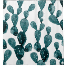 Cactus à poires turquoises vertes