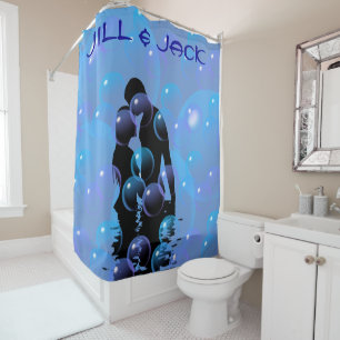 Rideaux De Douche Cadeau de pendaison de crémaillère pour couples Ri