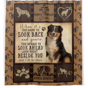 Rideaux De Douche Cadeau personnalisé Bermese Mountain Dog Blanket