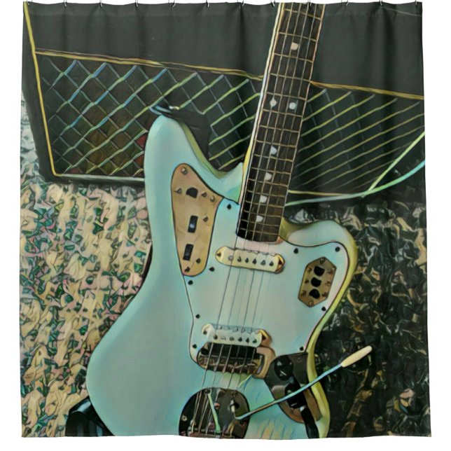 Rideaux De Douche cadeau rock pour lui (Devant)