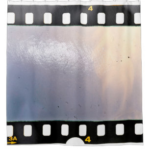 Rideaux De Douche Cadre ou bande de film 35mm vierge sur arrière - p