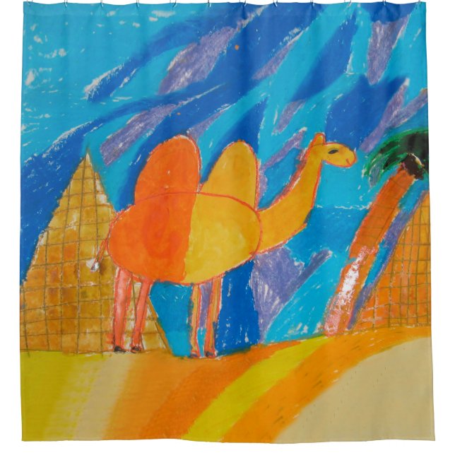 Rideaux De Douche Camel Art by Kids (Devant)
