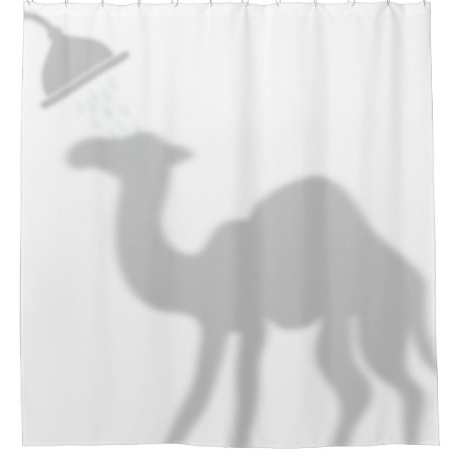 Rideaux De Douche Camel Shadow Silhouette Shadow Buddies dans Douche (Devant)