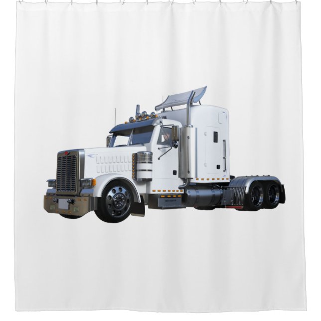 Rideaux De Douche Camion blanc (Devant)