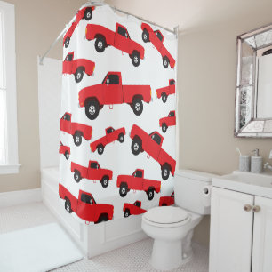 Rideaux De Douche Camions de transport de camionnettes