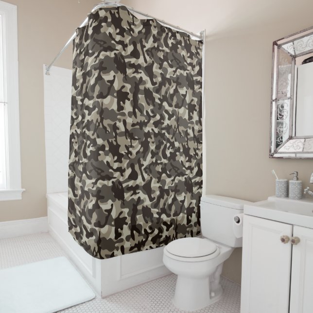 Rideaux De Douche Camouflage de proximité  (En situation)