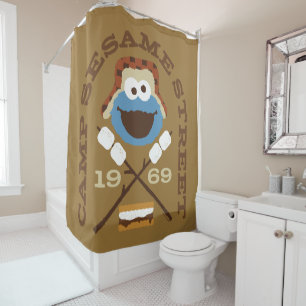 Rideaux De Douche Camp Sesame Street 1969