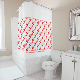 Rideaux De Douche CANADA Salle de bain Écriture chrétienne Les misér