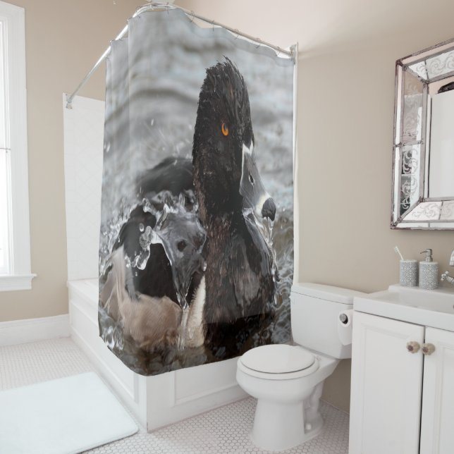 Rideaux De Douche Canard à bec cerclé (En situation)