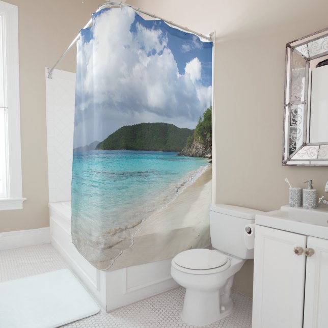 Rideaux De Douche Cannamon Bay (St. Thomas, USVI) (En situation)