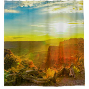 Rideaux De Douche Canyon Terres Parc national Moab Utah