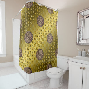 Rideaux De Douche Capricorne & Dragon de Terre