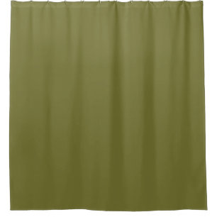Rideaux De Douche Cardamom Graine Vert Couleur Solide Imprimer, Terr