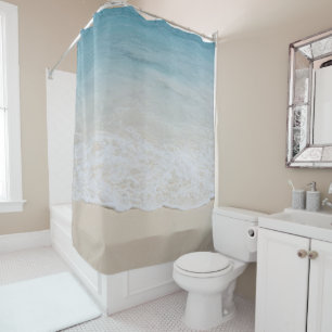 Rideaux De Douche Caribbean Ocean Beach Bliss 6