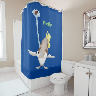 Rideaux De Douche Caricature de Tir à l'arc