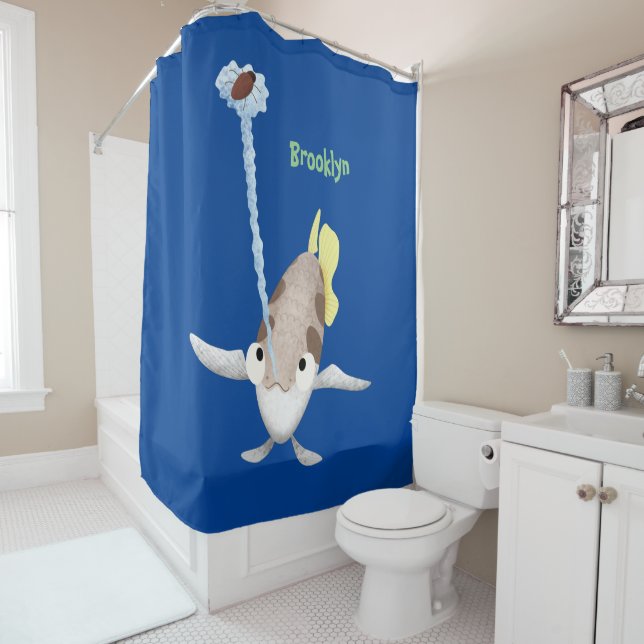 Rideaux De Douche Caricature de Tir à l'arc (En situation)