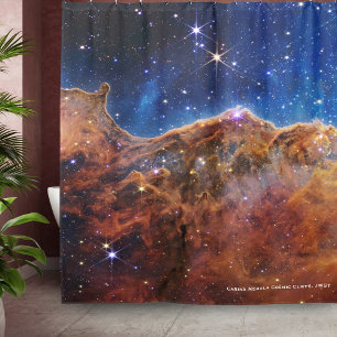 Rideaux De Douche Carina Nebula Falaises cosmiques James Webb Hi-Res