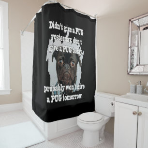 Rideaux De Douche Carlin Chien Hier Aujourd'Hui Demain