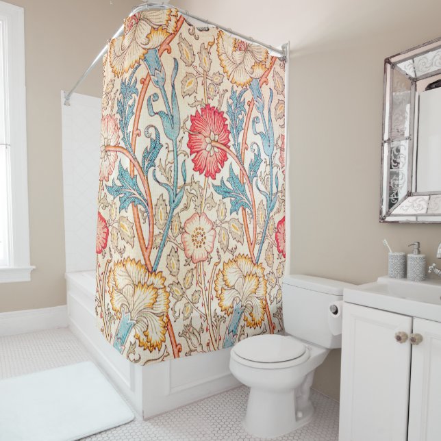 Rideaux De Douche Carnation, William Morris (En situation)
