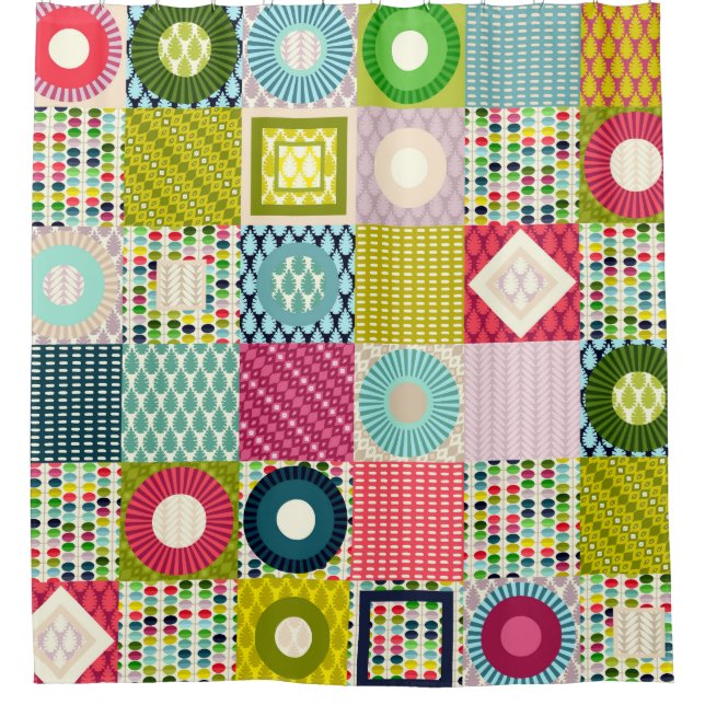 Rideaux De Douche carré feuille (Devant)