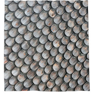 Rideaux De Douche Carreaux de céramique Brown et blanc