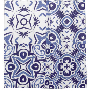 Rideaux De Douche Carreaux en azulejos décoratifs en céramique. Fash