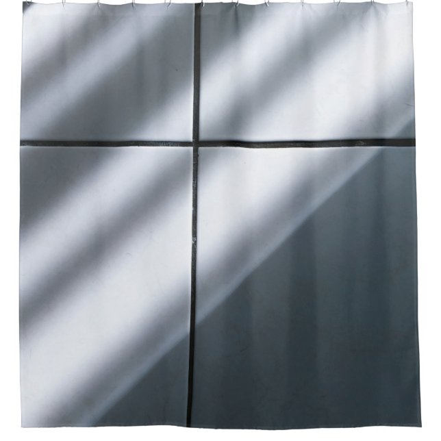 Rideaux De Douche Carrelage blanc (Devant)