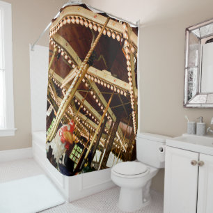 Rideaux De Douche Carrousel vintage