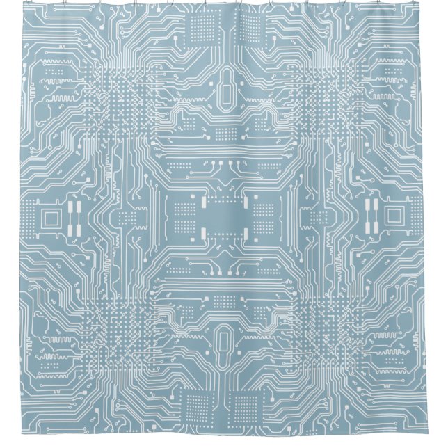 Rideaux De Douche Carte de circuit (Devant)