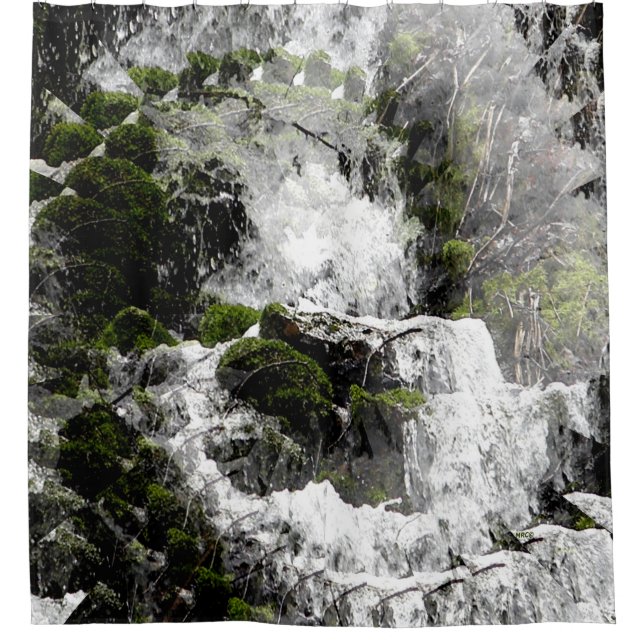 Rideaux De Douche Cascade d'hiver..... (Devant)