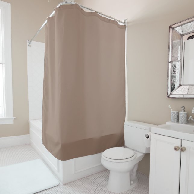 Rideaux De Douche Castor (couleur solide) (En situation)
