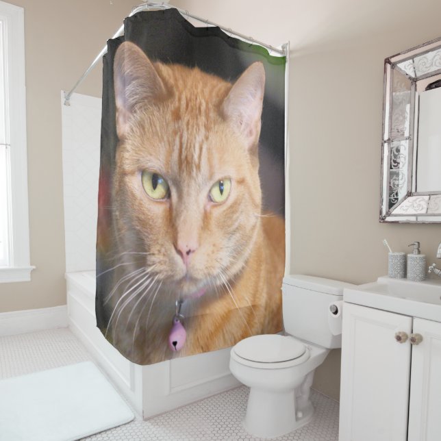 Rideaux De Douche Cat (En situation)