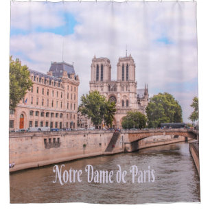 Rideaux De Douche Cathédrale Notre Dame de Paris France