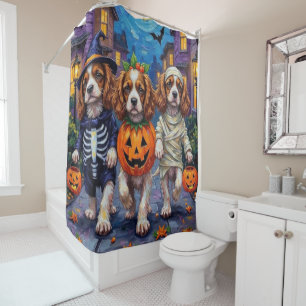 Rideaux De Douche Cavalier King Charles Spaniel Costumes d'Halloween