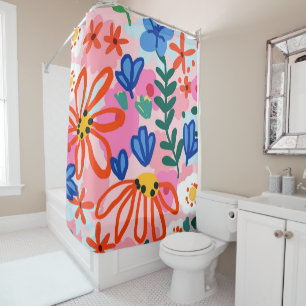 Rideaux De Douche Ce Sentiment Floral D'Été