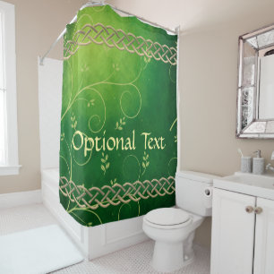 Rideaux De Douche Célèbres et Feuilles verts