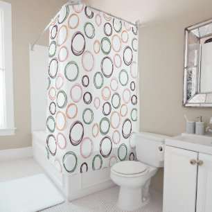 Rideaux De Douche Cercles Boho