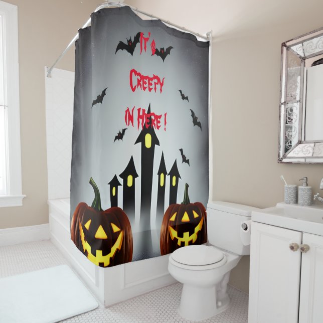 Rideaux De Douche C'est flippant ici (En situation)