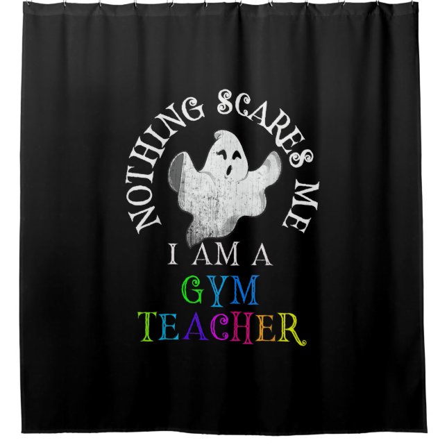 Rideaux De Douche C'est mon costume d'enseignant de gym Éffrayante N (Devant)