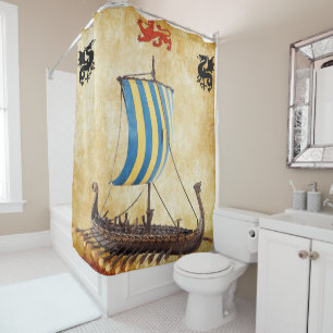 Rideaux De Douche chaloupe v 6 de Viking