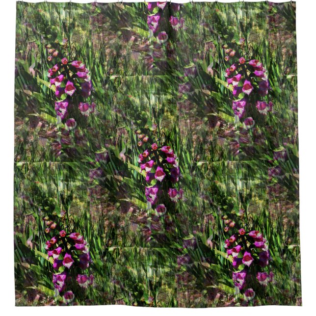 Rideaux De Douche Champ de fleurs Foxglove..... (Devant)