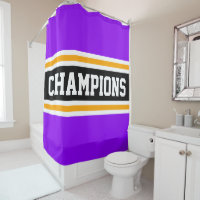 CHAMPIONS amusant violet clair noir rayures de cou