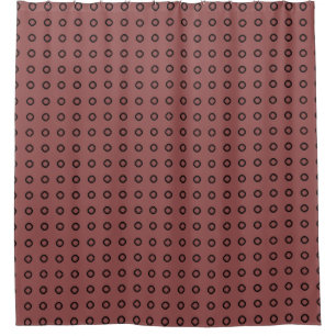 Rideaux De Douche Changez de couleurs ! Motif moderne de forme octog