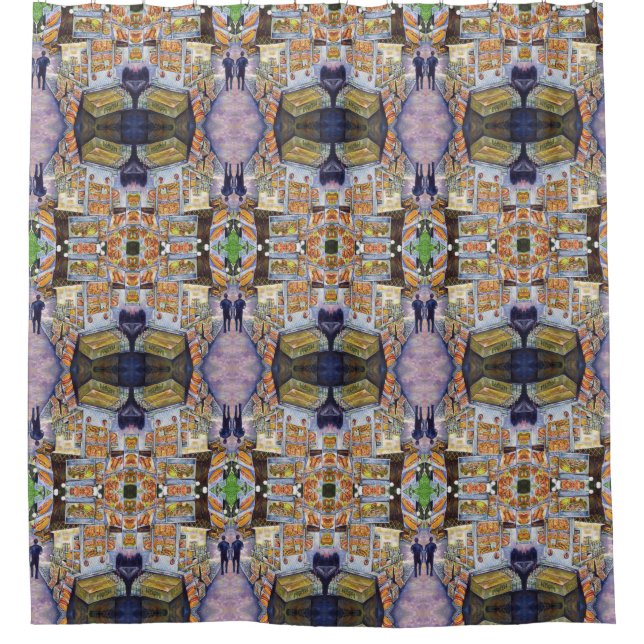 Rideaux De Douche Charge de travail artistique extraordinaire (Devant)