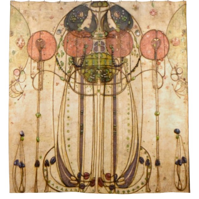 Rideaux De Douche Charles Rennie Mackintosh Le Wassail (Devant)