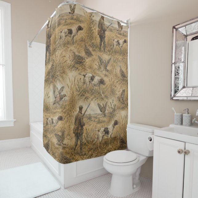 Rideaux De Douche Chasse, chasseur, Chasse  (En situation)