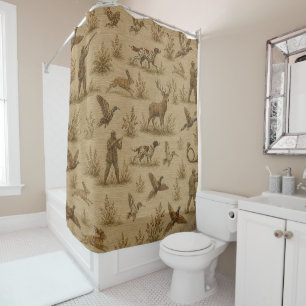 Rideaux De Douche Chasse, chasseur, Chasse